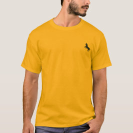 Hand plockade Horse silhouette T Shirt