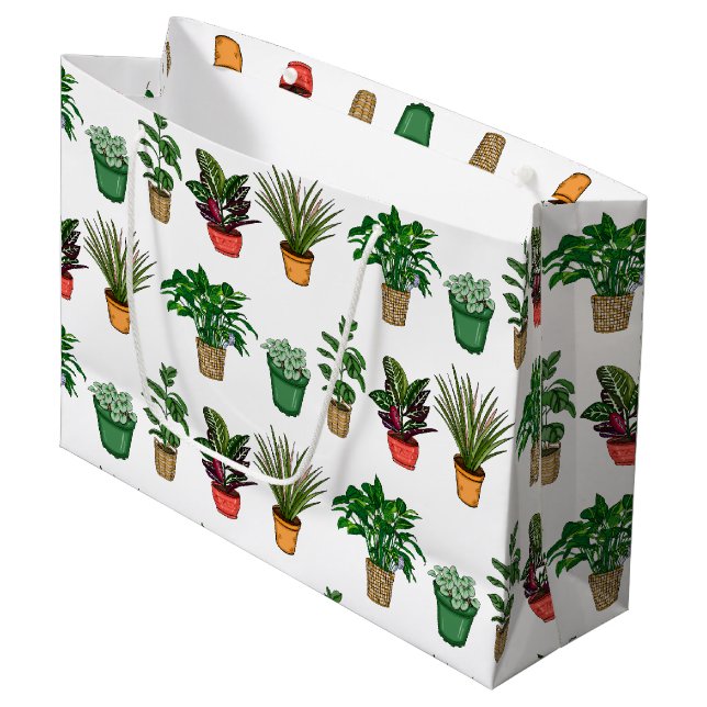 Hand plockade Houseplantor Birthday (Framsidan Vinklad)