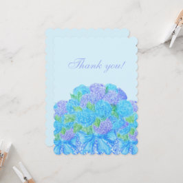 Hand plockade Hydrangeas i Vas Inbjudningar