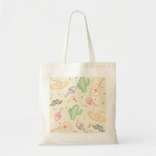 Hand plockade illustration av Cinco de Mayo Day Tygkasse