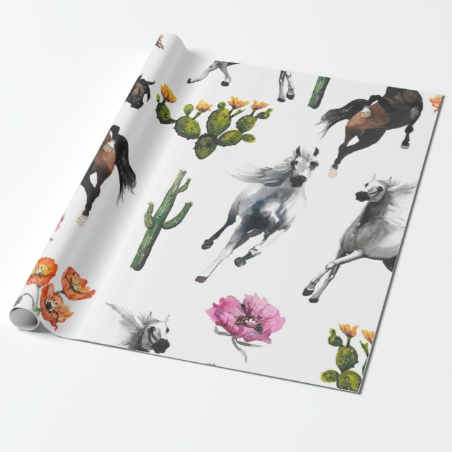 Hand plockade illustration. Sömlös mönster. Cute c Presentpapper (Utrullad)