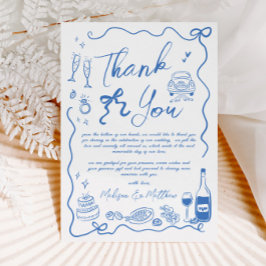 Hand plockade Illustrationer Doodles Bröllop Tack Kort