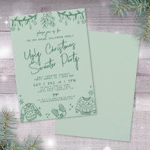 Hand plockade-jul, Ugly Sweater Party