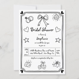 Hand plockade klottar vismisk möhippa inbjudningar