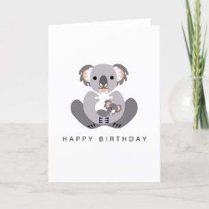 Hand plockade - KOALA - Australiens vildlevande dj Kort