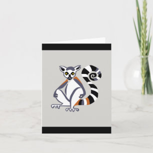 Hand plockade - LEMUR - utrotningshotade djur - na Kort