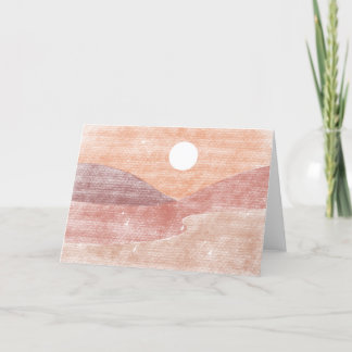 Hand plockade liggande tomt tack kort