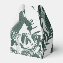 Hand plockade-linjen tropiska löv.