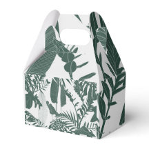 Hand plockade-linjen tropiska löv.