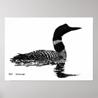 Hand plockade Loon Poster