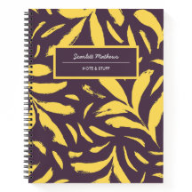 Hand plockade Löv Gult Sömlös Mönster