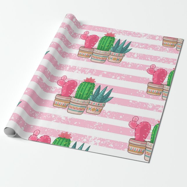 hand plockade med rand bakgrund presentpapper (Utrullad)