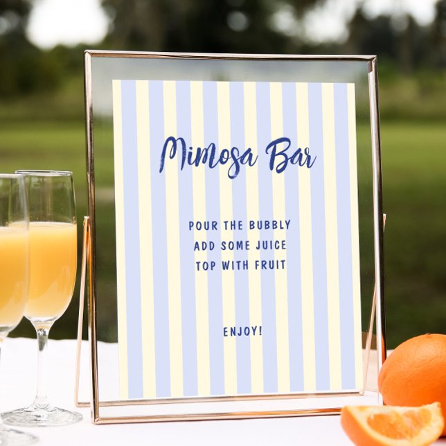 Hand plockade-Möhippan Mimosa Pub Poster (Skapare uppladdad)