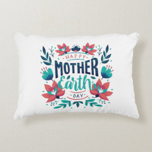 Hand plockade Mor-jorddagen, design-23184 Prydnadskudde