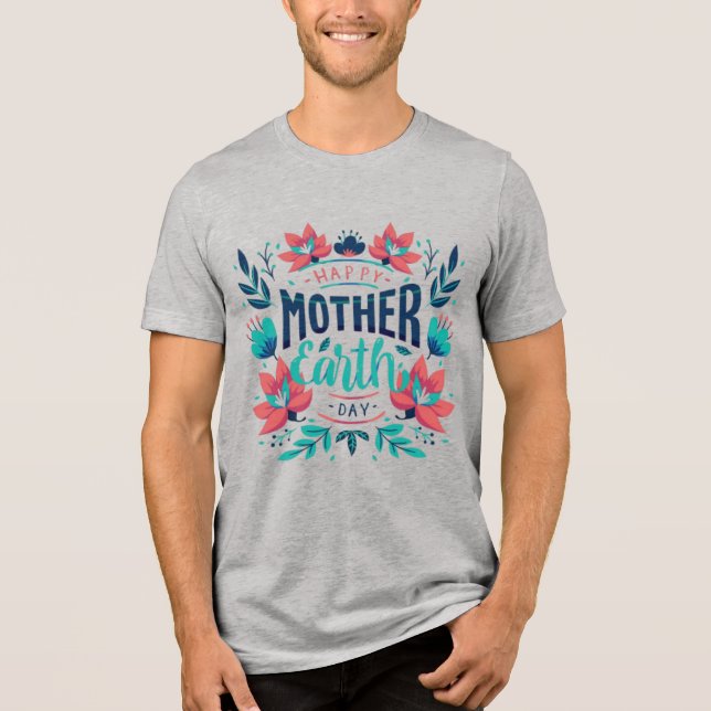 Hand plockade Mor-jorddagen, design-23184 T Shirt (Framsida)