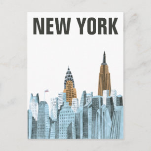 Hand plockade New York City, NY Vykort