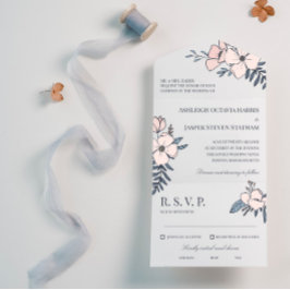 Hand plockade och flottblommor Bröllop