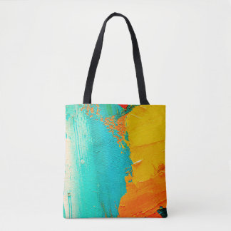 Hand plockade oljemålning. Abstrakt konsbakgrund.  Tygkasse