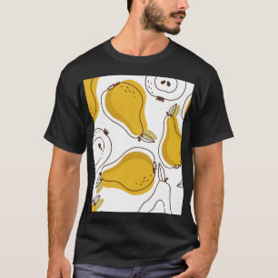 Hand plockade Pears Decorative Tapet T Shirt