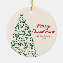 Hand plockade Personlig God jul Ornament
