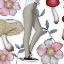 Hand plockade Polka dots Snowy Leggings