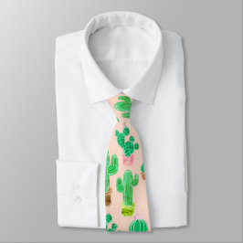 Hand plockade Poted Cactus Mönster Slips