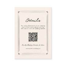 Hand plockade Quirky Bröllop - OSA QR-kod