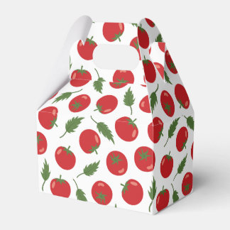 Hand plockade Red Tomato Mönster Presentaskar