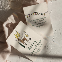 Hand plockade Reindeer God jul non-Photo