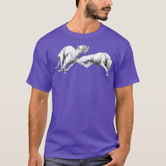 Hand plockade Running Greyhounds T Shirt