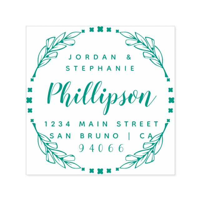 Hand plockade Rustic-skript, ett par citattecken,  Självfärgande Stämpel (Design)