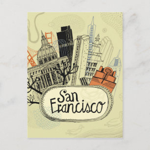 Hand plockade San Francisco Vykort