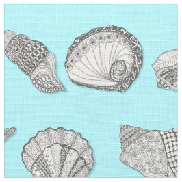 hand plockade Seashell Beach Decor DIY Färg Tyg