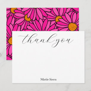 HAND PLOCKADE SHOCK ROSA & ORANGE DAISY MÖNSTER TACK KORT