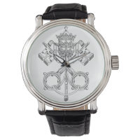 hand plockade sketch Vatican Papal nyckel