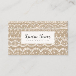 Hand plockade Snöre Crafters Bloggares Publicity Tidsbeställning Kort