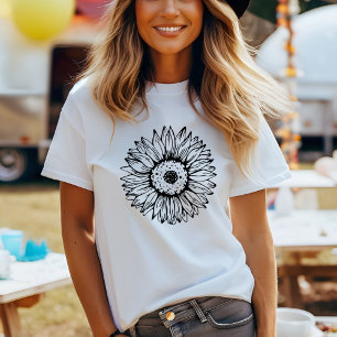 Hand plockade Solros T Shirt