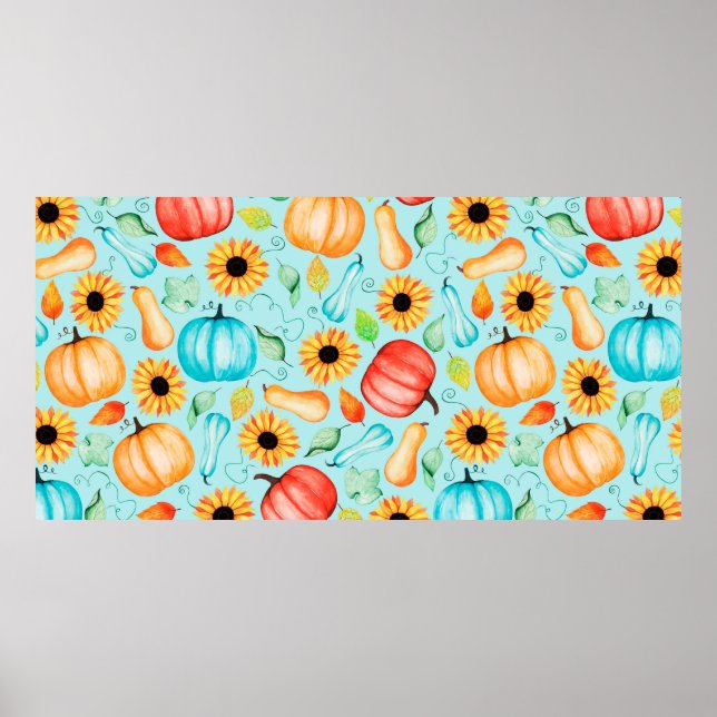 Hand plockade sömlös mönster av olika storlek, tio poster (Framsidan)