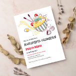 Hand plockade Spicy Egg Noodles Ramen BBQ Birthday Inbjudningar<br><div class="desc">Den vackra inbjudan att fira särskilda tillfällen och festivaler kommer med digital inbjudan och e-inbjudan enligt din begäran. Vi skulle vilja att kärlek kopierar våra konstruktioner för att tillverka många-produkter som OSA kort, etiketterkuvert och mycket annat. Anpassning är tillgängligt för redot att skriva ut på begäran på info@shamaurcreatif@gmail.com Se framåt...</div>