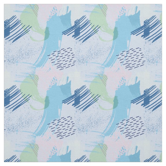 Hand plockade Spiral och Linjer Tyg (Provkarta)