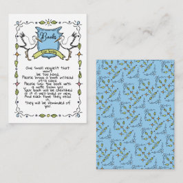 Hand plockade Stork Bokar för Baby Tilläggskort