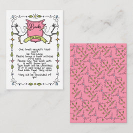 Hand plockade Stork Bokar för Baby Tilläggskort