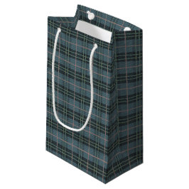 Hand plockade Tartan Play Blue Rand Mönster