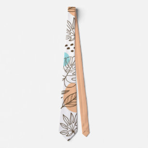 Hand plockade: Tropisk mönster Slips