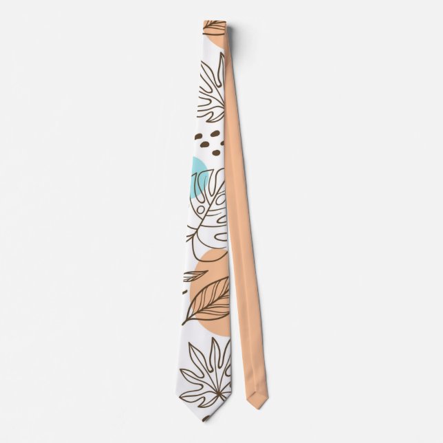 Hand plockade: Tropisk mönster Slips (Framsida)