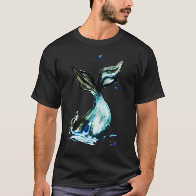 Hand plockade valar svan t shirt (Framsida)