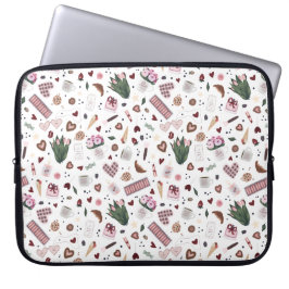 Hand plockade Valentine Mönster Laptop Fodral