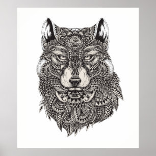 Hand plockade Varg Poster