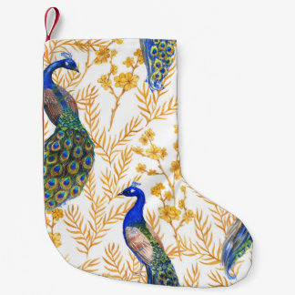 Hand plockade vattenfärgen sömlös mönster med Chin Liten Julstrumpa