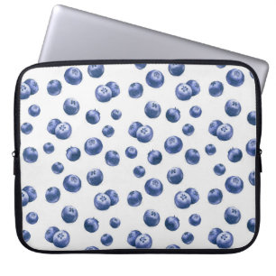 Hand plockade vattenfärgsfärgen mönster wi laptop fodral